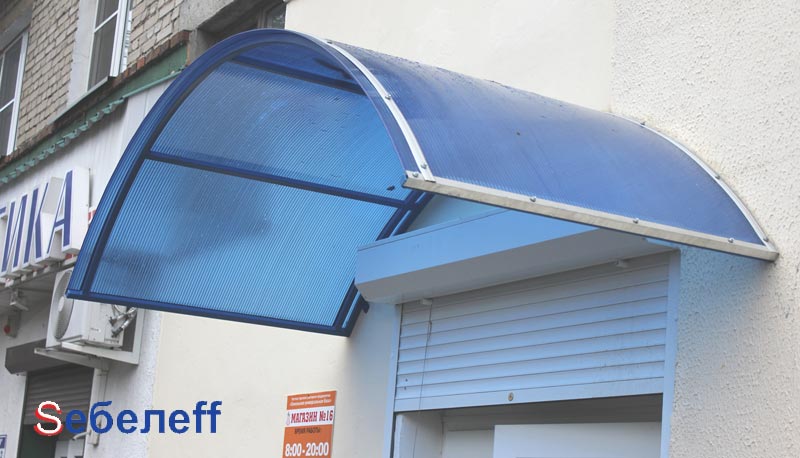 козырек из поликарбоната