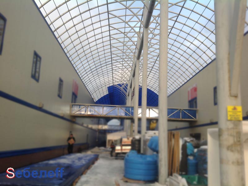 Использование сотового поликарбоната 16 мм