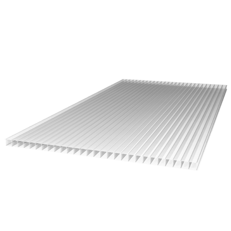 Сотовый поликарбонат 25 мм серебро 2,1 x 6 м