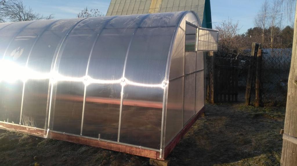 теплица из сотового поликарбоната 4мм