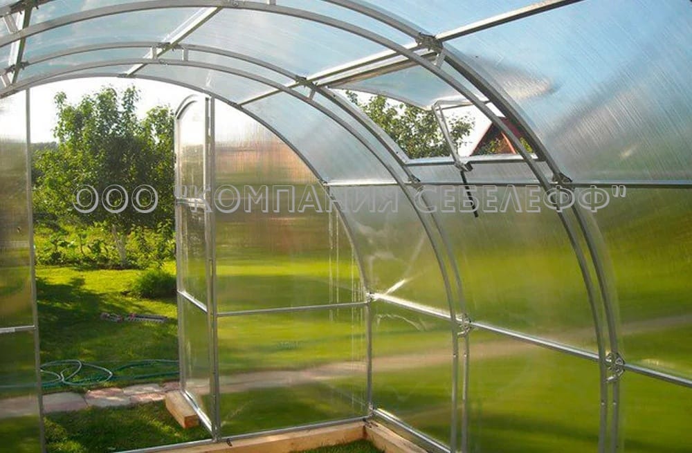 Теплица арочная с двойной фермой 3х6 каркас