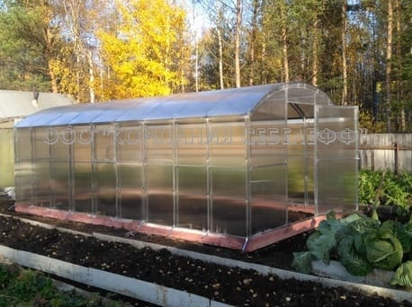 Прямостенная теплица 3х4 каркас